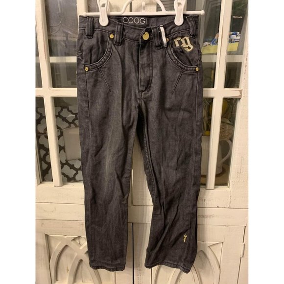 Coogi older boys dark wash black jeans size 6, very good condition (bin F) - Picture 1 of 5